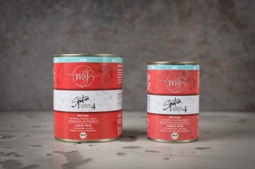 mÿ dog food signature - Bio Kacsa, Sütőtök, Spenót, Áfonya menü