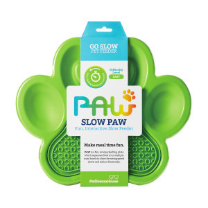 PetDreamHouse - PAW 2in1 Slow Feeder & Lick Pad Lickimat - Zöld